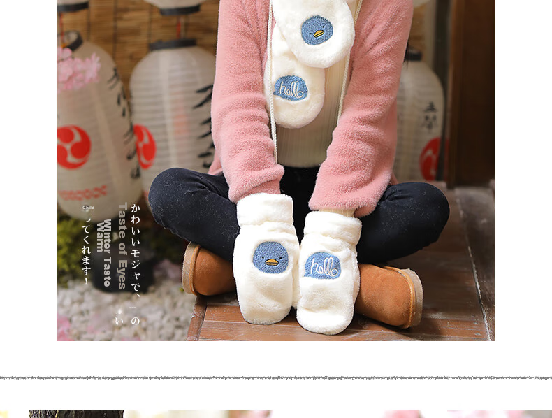 677888 [Gift Box] Three-Piece Set: Hat, Scarf, Women's Gloves And Neck Warmer for Autumn And Winter 2026 New Style Birthday Gift for Girls 17