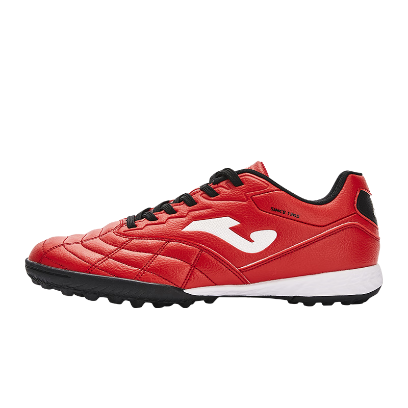 JOMA Soccer Shoes for Children with TF Turf Studs, Boys And Girls Youth Elementary School Students Non-Slip Wear-Resistant Football Training Shoes, Red, Size 35