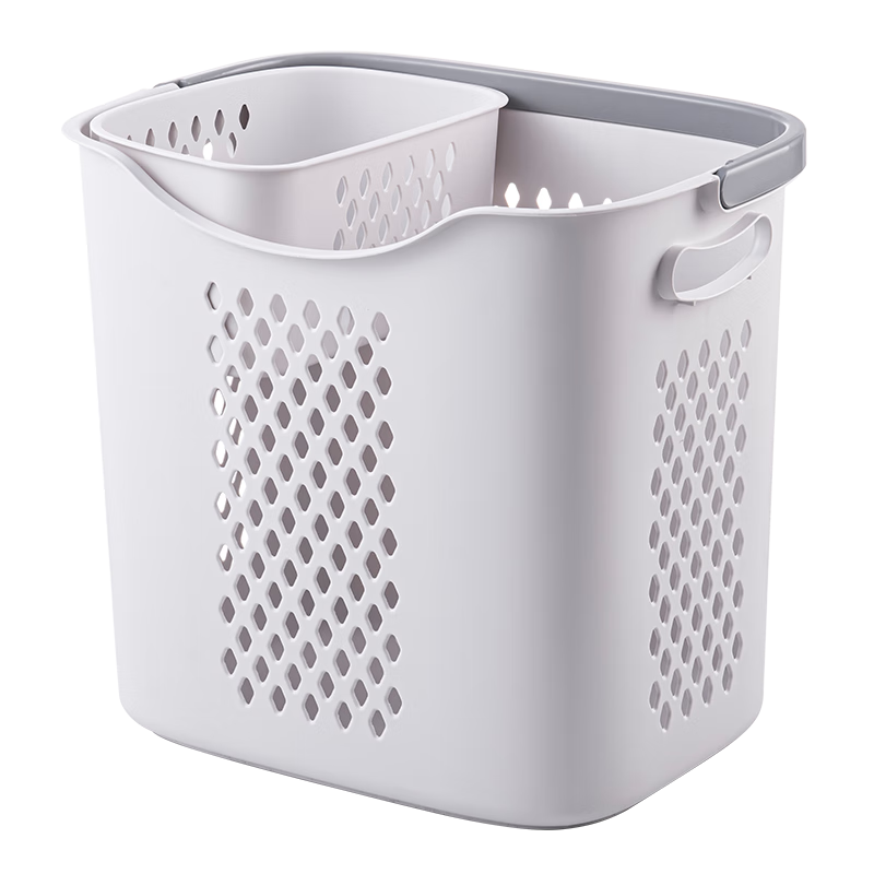 JEKO&JEKO Large Capacity Laundry Hamper Basket, Dirty Clothes Storage Basket, Laundry Basket Storage Container, Large Size 2-Piece Set