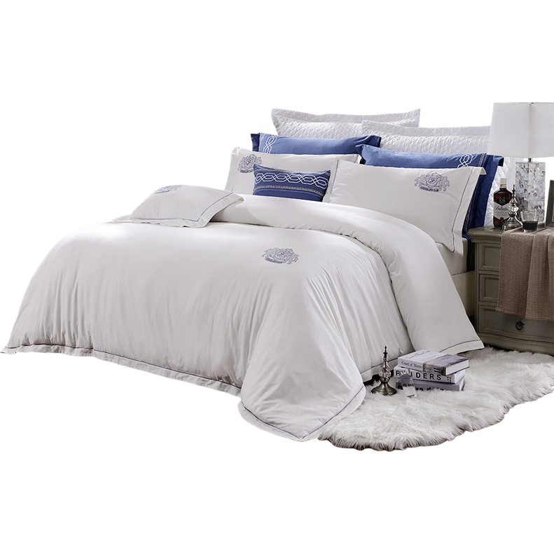 FUANNA Home Textiles HOTEL Series Bedding Set, Four Pieces, 80S Count Cotton Sateen Hotel Bedding, 203*229cm