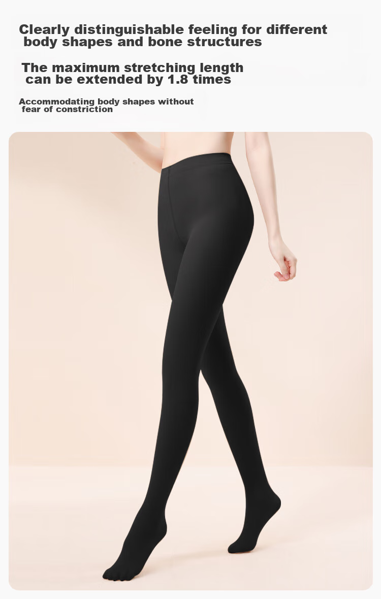 Dushiliren Old Black Silk Stockings Leg Slimming Device Tights Socks for Women, 2026 New Spring And Autumn Thin Style, Beautiful Leg Base Layer, 2 Pairs 12