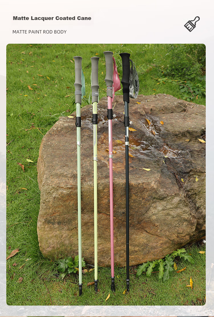 Pioneer Tianlangxing 9 Series Trekking Pole, Carbon Fiber And Aluminum Alloy Folding Model, Extendable Outdoor Walking Stick for Elderly, Qingsha 11
