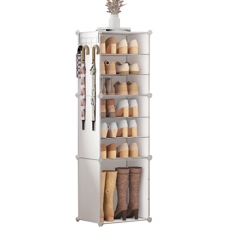 Anerya Simple Shoe Cabinet, Entryway Shoe Rack, Multi-Layer Dustproof Hallway Storage, Plastic Assembly