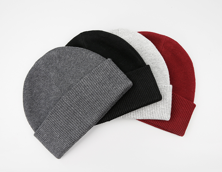 TUCANO [Double-Layer Thickened] Pure Wool Men's Hat, Winter Knitted Cap, Woolen Hat, Cold-Proof And Warm Hat for Winter 14