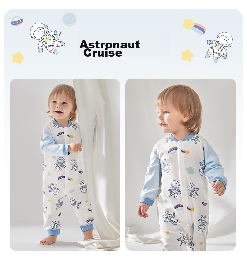 Beitaisi Baby Clothes Spring And Autumn Long-Sleeve Bodysuit, Pure Cotton Newborn Onesie, for Boys And Girls, Early Spring Outfit Pajamas 32