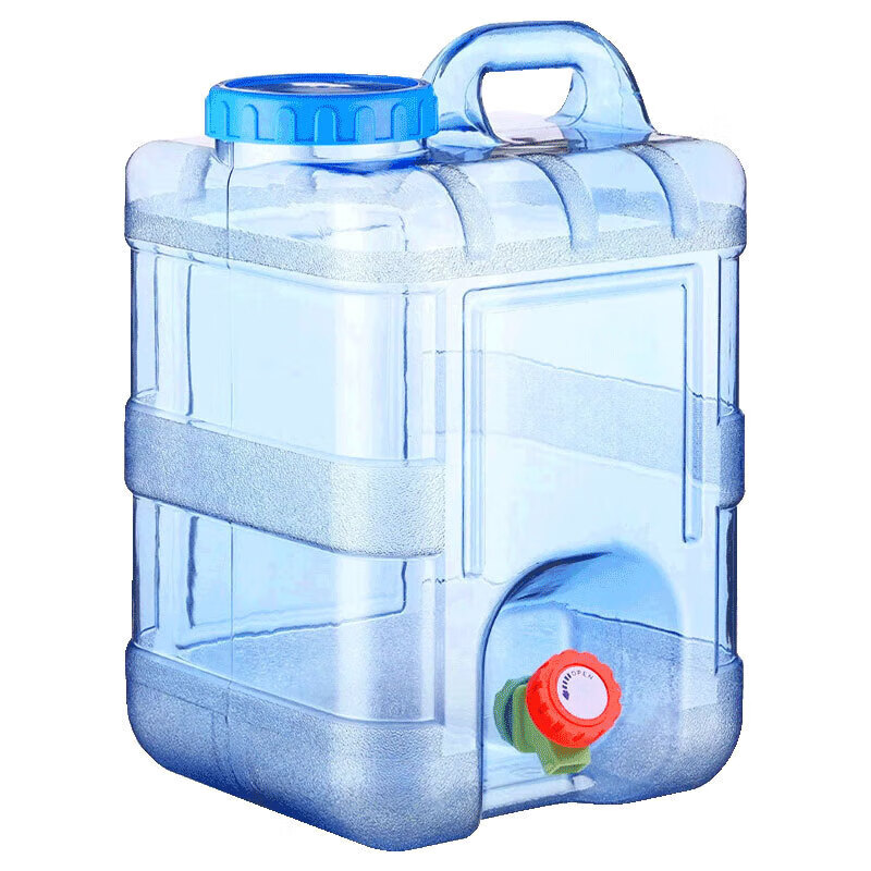 Maxcook Pure Water Container, Mineral Water Container, Drinking Water Container, with Tap 15L, Portable Outdoor Square MCX1863