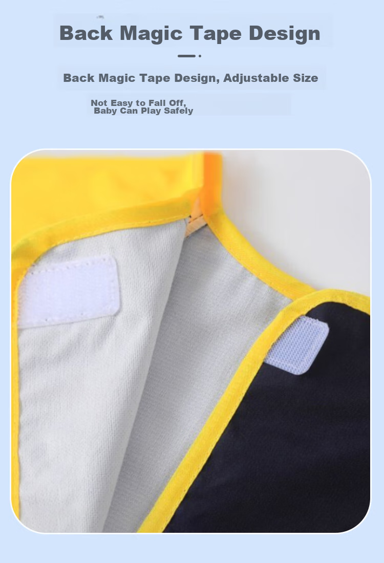 9I9 Baby Eating Smock Long Sleeve Painting Smock Anti-Dirt Children's Apron Smock Reverse Wear Kindergarten Splash-Proof Clothing A231 8
