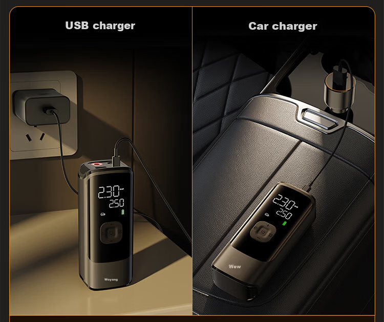 NEWO Car Air Pump, Tire Inflator for Vehicles, Bicycle And Electric Bike, Portable Wireless Pressure Gauge, Lixiang I9 23
