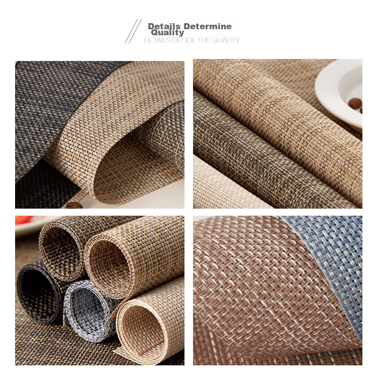 Quanshi Thick Heat-Resistant Coasters, Set of 2, Handwoven Placemats for Home Use, Scald-Proof Pads, Pot Mats, Dish Coasters, Bowl Coasters, Cup Coasters, Non-Slip Mats 10