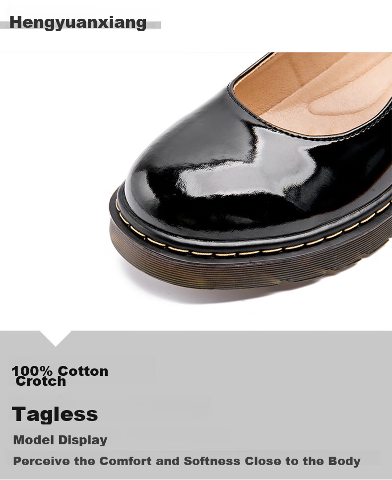 CARTELO Women's Leather Shoes, Mary Jane Shoes, Student Performance Shoes, KDLYJ-WF162, Black Patent Leather, Size 37 5