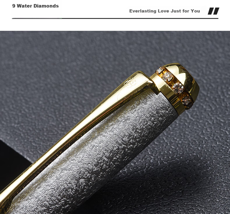 HERO Fountain Pen 1520 Black Velvet Sand Multi-Color Fine Nib Iridium Gold Fountain Pen Signature Pen for Men And Women Office Gift Ink Gift Box Set 7