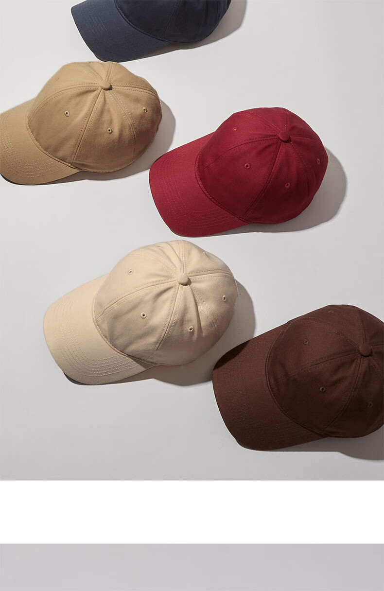 XUEXIMAN Solid Color Baseball Cap for Women, Deep Crown Sun Hat, Large Head Circumference, Face Slimming, Soft Top Duckbill Cap for Women 7