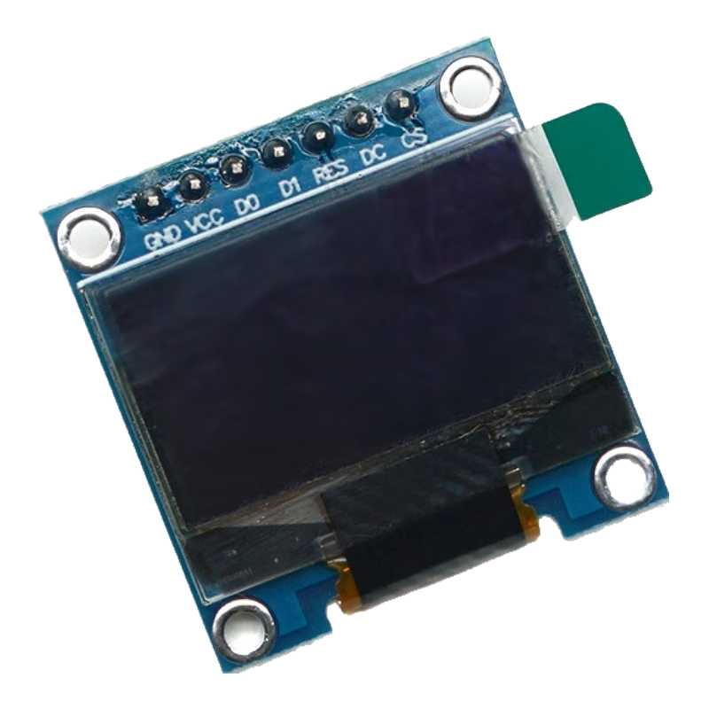 Diushitou OLED Display Module, 0.96 Inch, White, 7P Pins, 128*64 LCD Screen, SPI IIC Interface