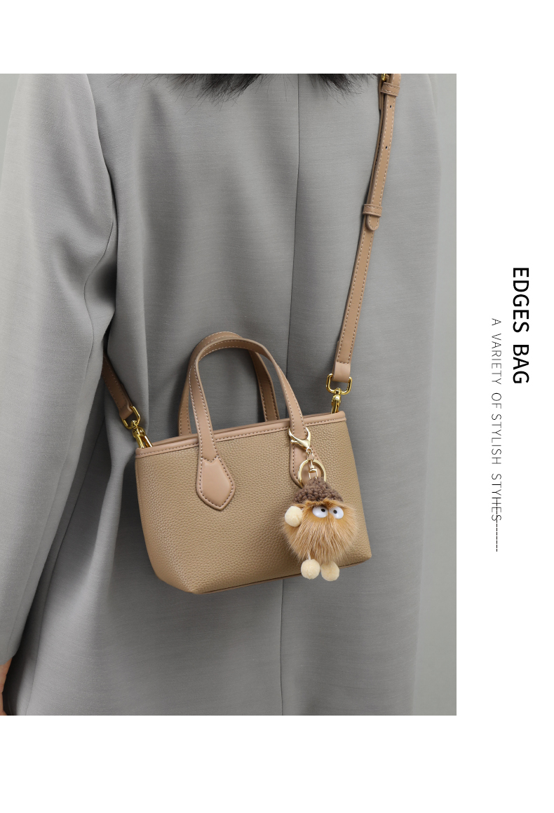 Viney Women's Handbag, Cowhide Bucket Bag, Light Luxury Crossbody Tote Shoulder Bag, Practical Birthday And Mother's Day Gift for Mom 17