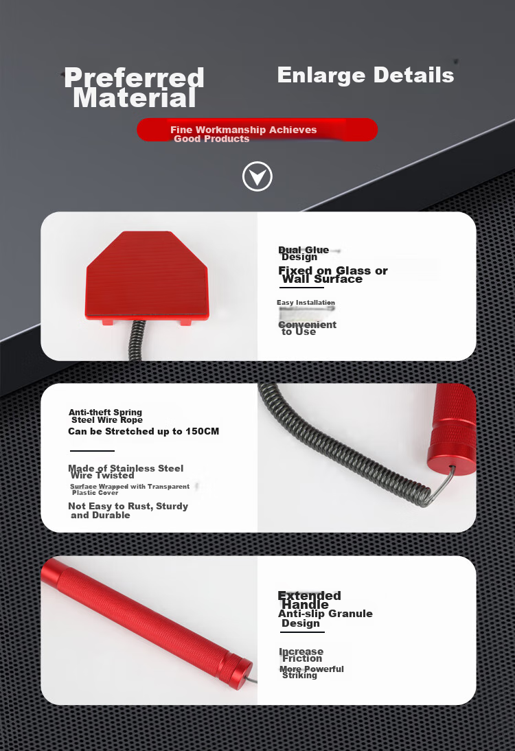 Kulaipu Fire Safety Hammer, Window Breaker, Emergency Rescue Multi-Functional Escape Hammer, Car-Mounted Life-Saving Hammer with Bracket, KLP-84 5