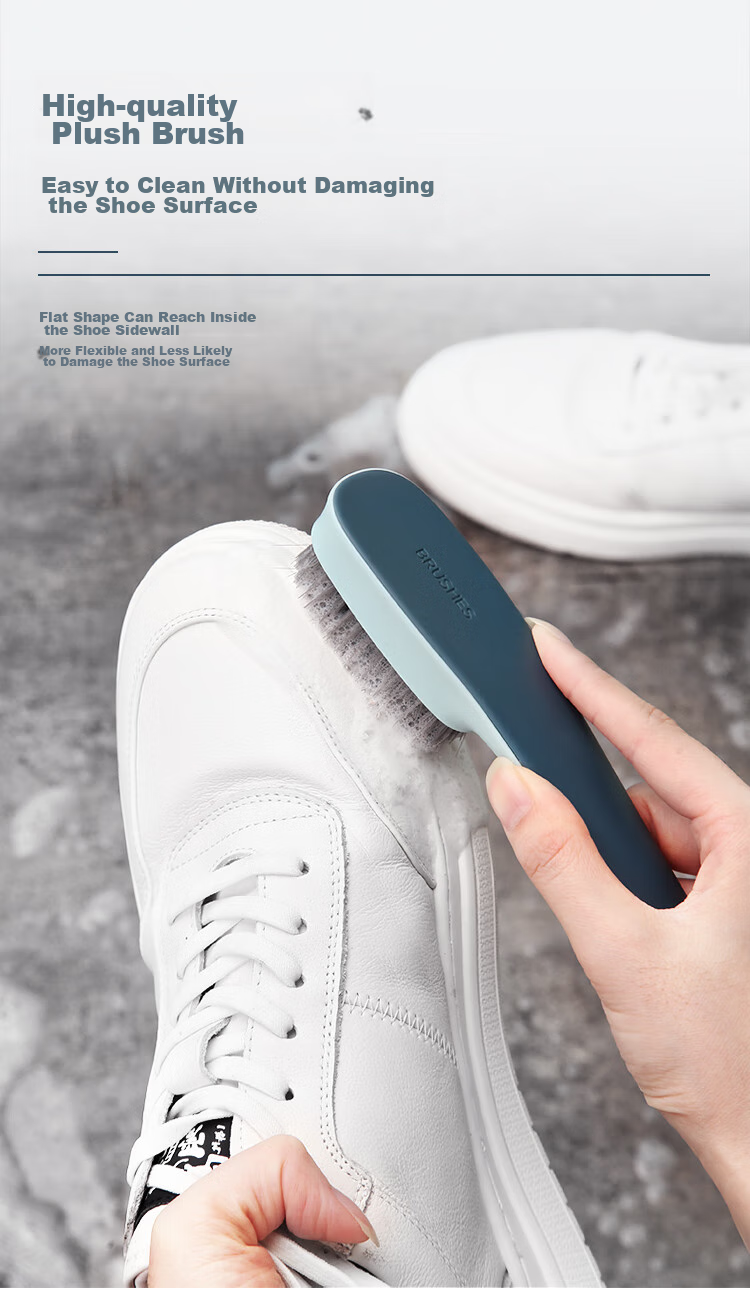 EAST Cloud-Shaped Soft Bristle Cleaning Brush, Long Handle Brush for Bathtub And Toilet, Gentle on Enamel Surface, Soft Bristle Brush Tool 5