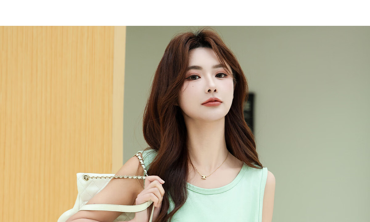 Halo Queen Women's American Style Sleeveless Tank Top Summer Casual Sports T-Shirt H142D3002 32