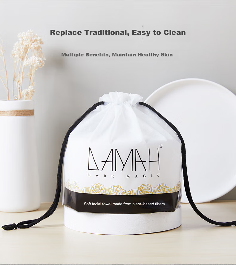 DAMAH DARK MAGIC Black Magic Disposable Facial Cleansing Wipes, Extra Large And Thick Face Towels, Soft Wipes in Roll Packaging *1 Bag 11