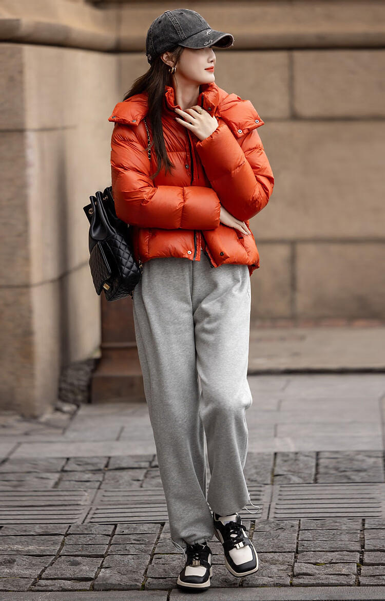 Dme [Detachable Sleeves] Winter Lightweight High-Heat Retention 90% Duck Down Stylish Front Short Back Long Women's down Jacket 14