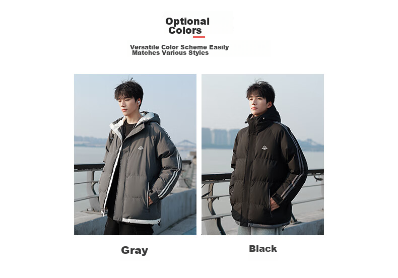 Warrior Cotton Jacket for Men, Winter Thickened Warm Coat, Cold-Resistant Padded Outerwear, Versatile Hooded Puffer Jacket, Outdoor Sports Cotton Clothing 16