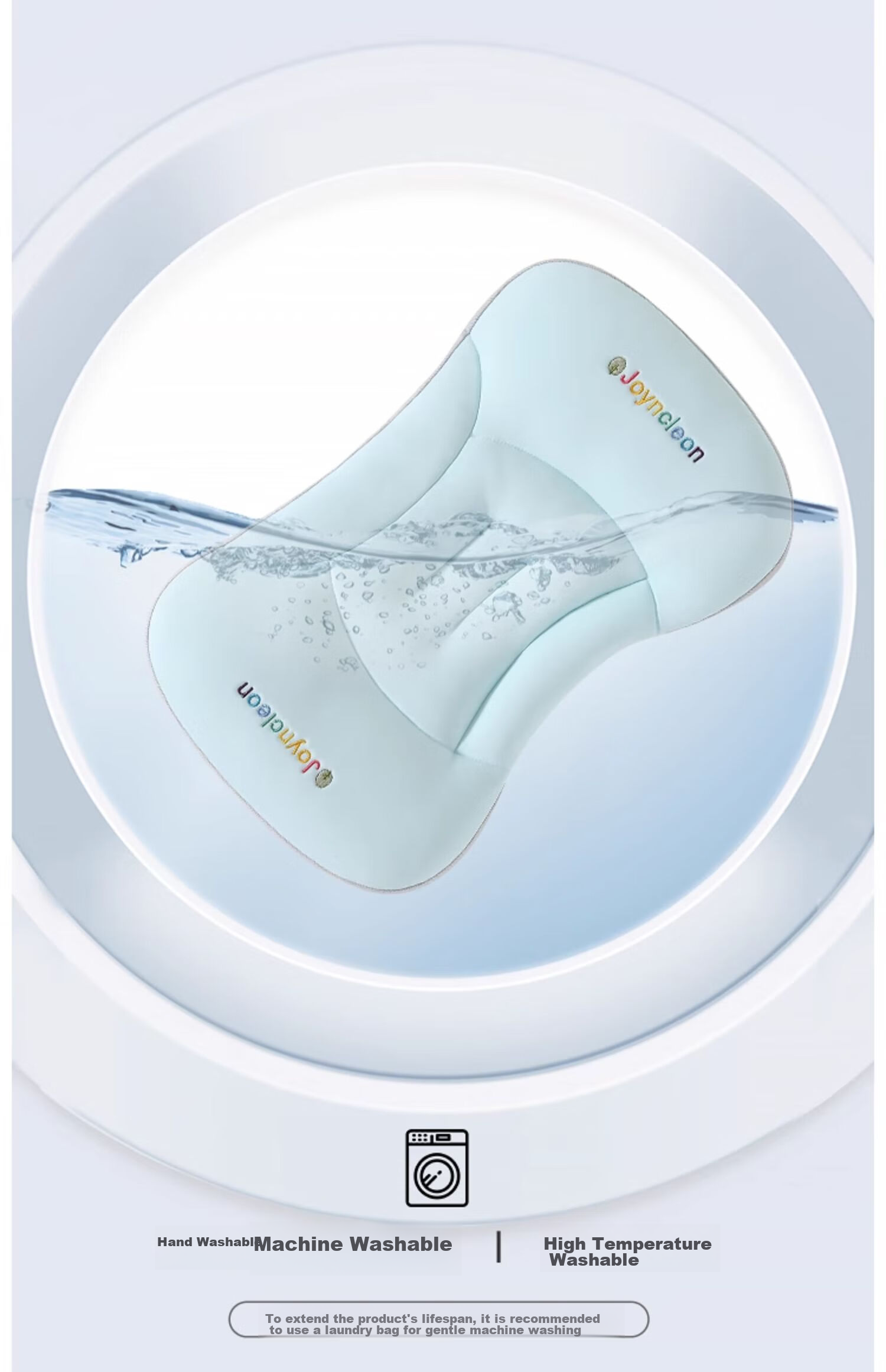 JOYNCLEON Baby Pillow Zoned Neck Support Pillow for Children 6 Months+ 1-3 Years Green jzt198355 32
