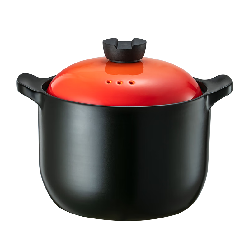 ASD Clay Pot for Soup Cooking, Stone Pot for Gas Stove, Household Use, High Temperature Resistant, Crack-Resistant, 8L, Chinese Herbal Medicine Pot, Ceramic Pot, RXC80B3Q