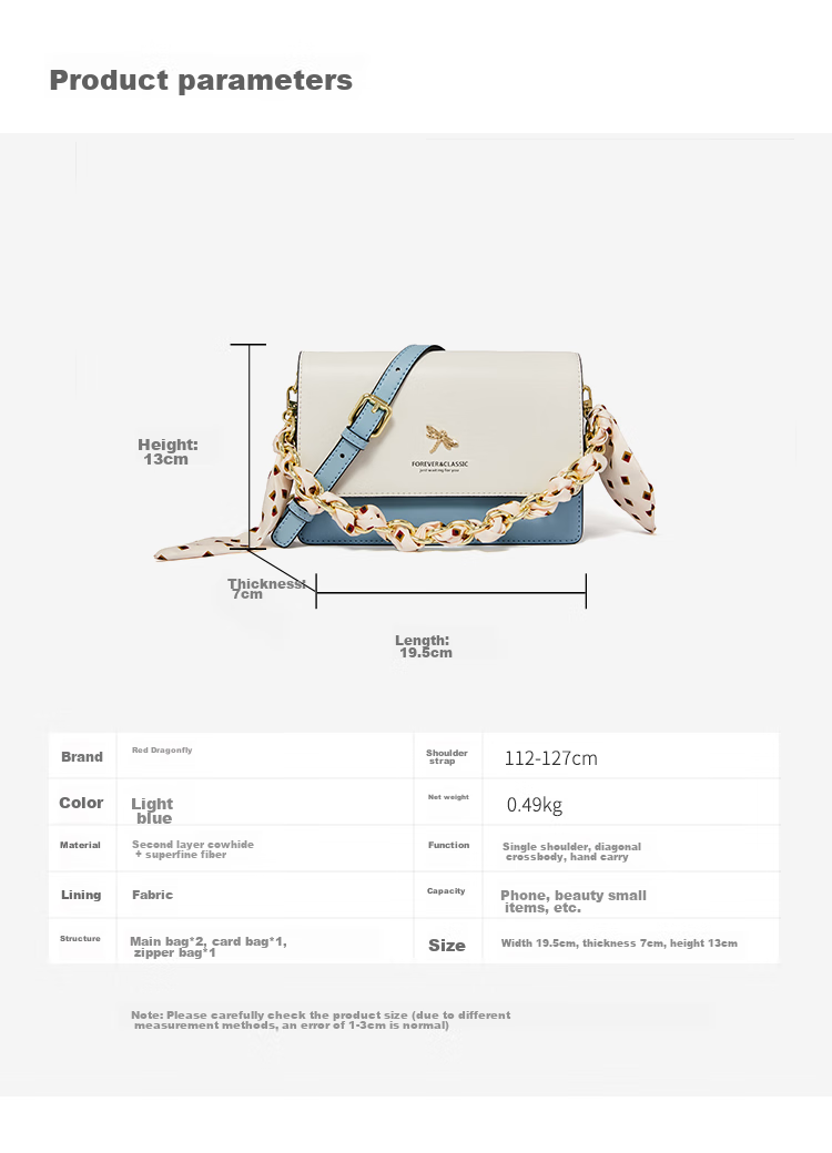 RED DRAGONFLY 2026 New Women's Handbag Crossbody Shoulder Bag Leather Bag Birthday Gift for Wife Or Mother 14