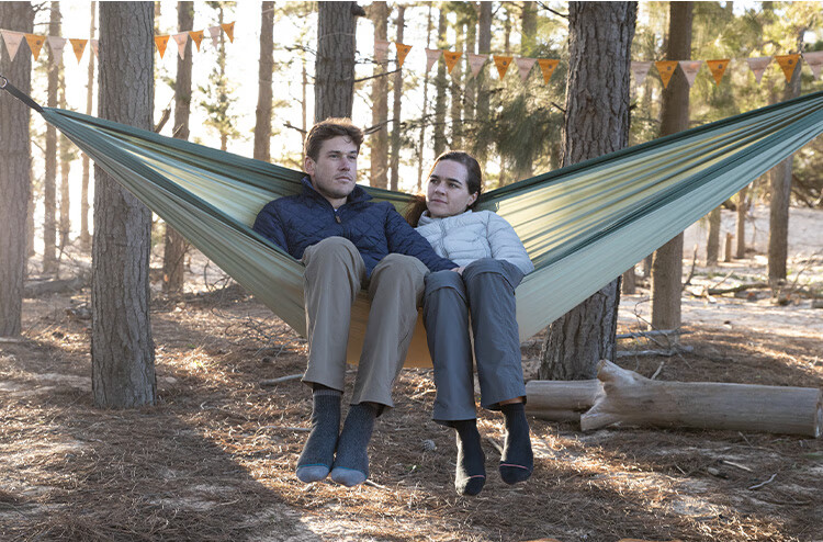 Naturehike Portable Hammock for Outdoor Camping, Lightweight Thick Anti-Rollover Swing Cradle - Light Bean Green - Single Perso 3