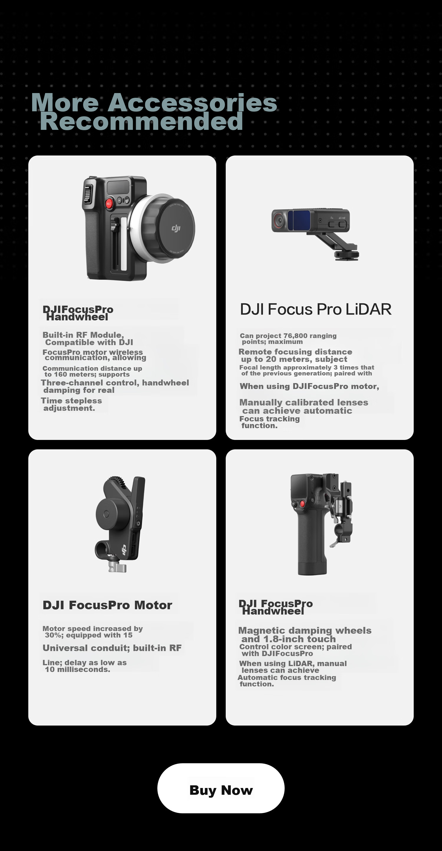 DJI Image Transmission Highlight Monitor Bracket, DJI Focus Pro Hand Wheel, DJI Image Transmission Highlight Monitor Accessories 2