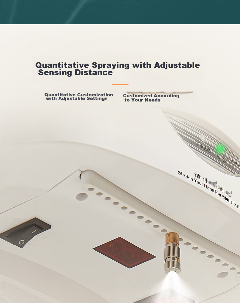 Interhasa! B3000 Automatic Sensor Hand Sanitizer Wall-Mounted Disinfection Machine Hand Alcohol Sprayer Hand Sanitizer 8