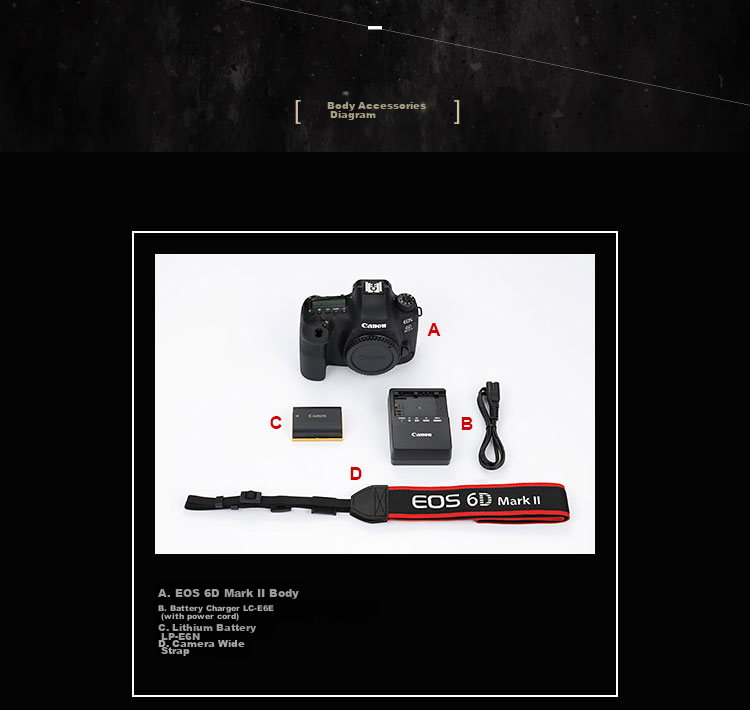 Canon [Official Flagship] 6D2 Professional Full-Frame DSLR Camera, 4K Time-Lapse Short Film, High-Definition Portrait Shooting, 6D Second Generation Canon Vintage DSLR Camera Body 23