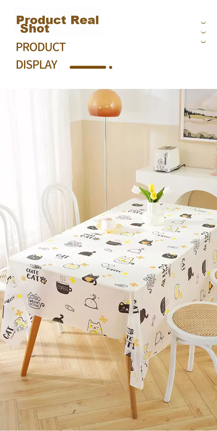 YOUAO Disposable Tablecloths, 160cm, 10 Pieces, Thickened Camping Outdoor Placemats, Printed Tablecloths, Outdoor Dining Mats for Gatherings 7