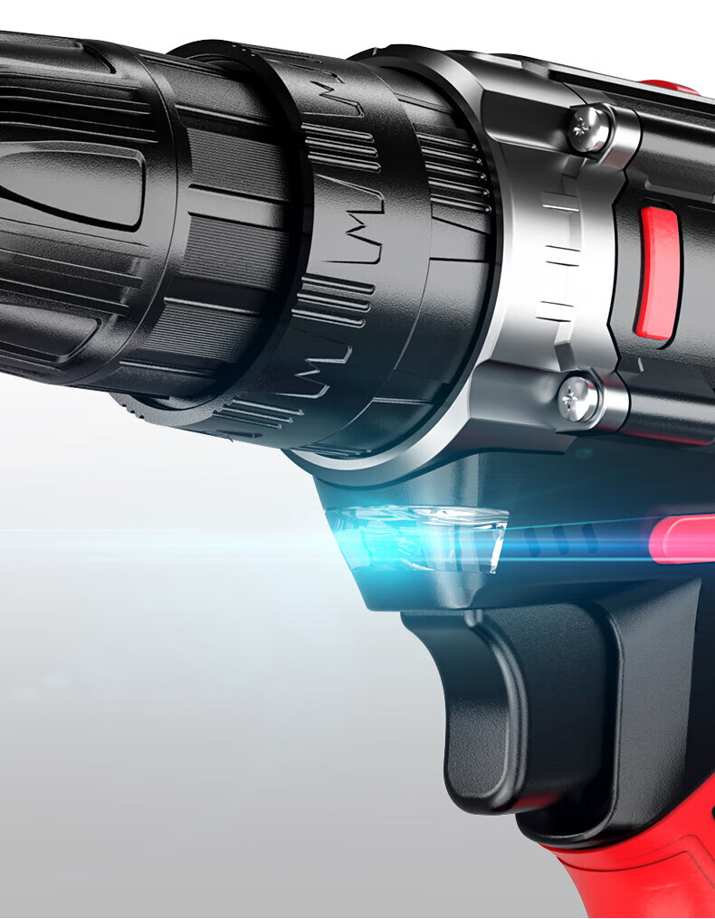 DELIXI ELECTRIC Cordless Electric Drill Lithium Battery Screwdriver Household Rechargeable Electric Screwdriver Power Tool Kit 10