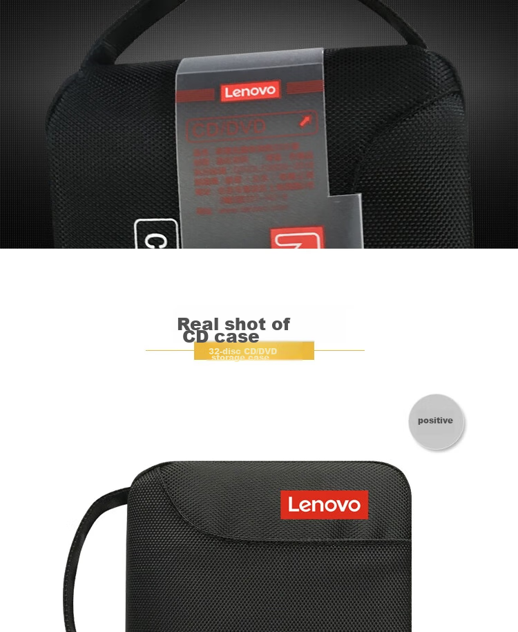 Lenovo Car CD Storage Case, CD/DVD Disc Holder, Oxford Cloth 96 Pieces, Home Storage Case 5