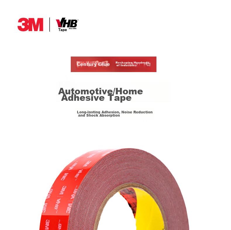 3M Double-Sided Tape, Strong Foam Adhesive, Traceless, Water And Heat Resistant, for Office And Daily Use, Spring Festival Couplets, 50mm*3M Single Roll 1