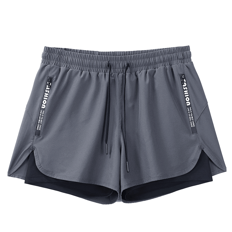BURUITE Men's Quick-Dry Large Size Swim Trunks 2026 New Professional Swimming Gear Beach Shorts Hot Spring Bathing Suit