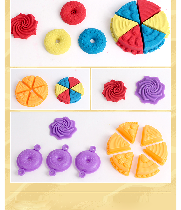 IDoon Lengbao Sand, Handmade DIY Indoor Colored Sand, Children's Toy, 800g Rainbow Candy Set, Birthday Gift 7