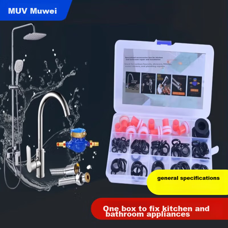 Muvi Silicone Gasket Replacement for Faucet Angle Valve, Leak-Proof Washer for Water Supply Line