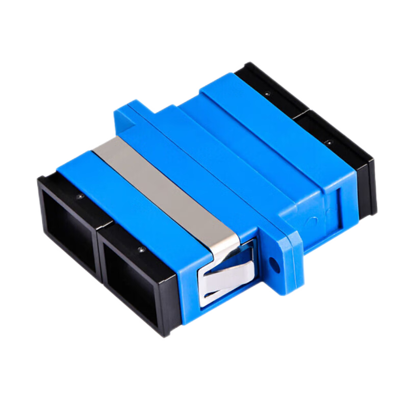 CommKing Fiber Optic Adapter SC-SC Duplex UPC Fiber Optic Patch Cable Extension Coupler SC Interface Flange CKAD-11D
