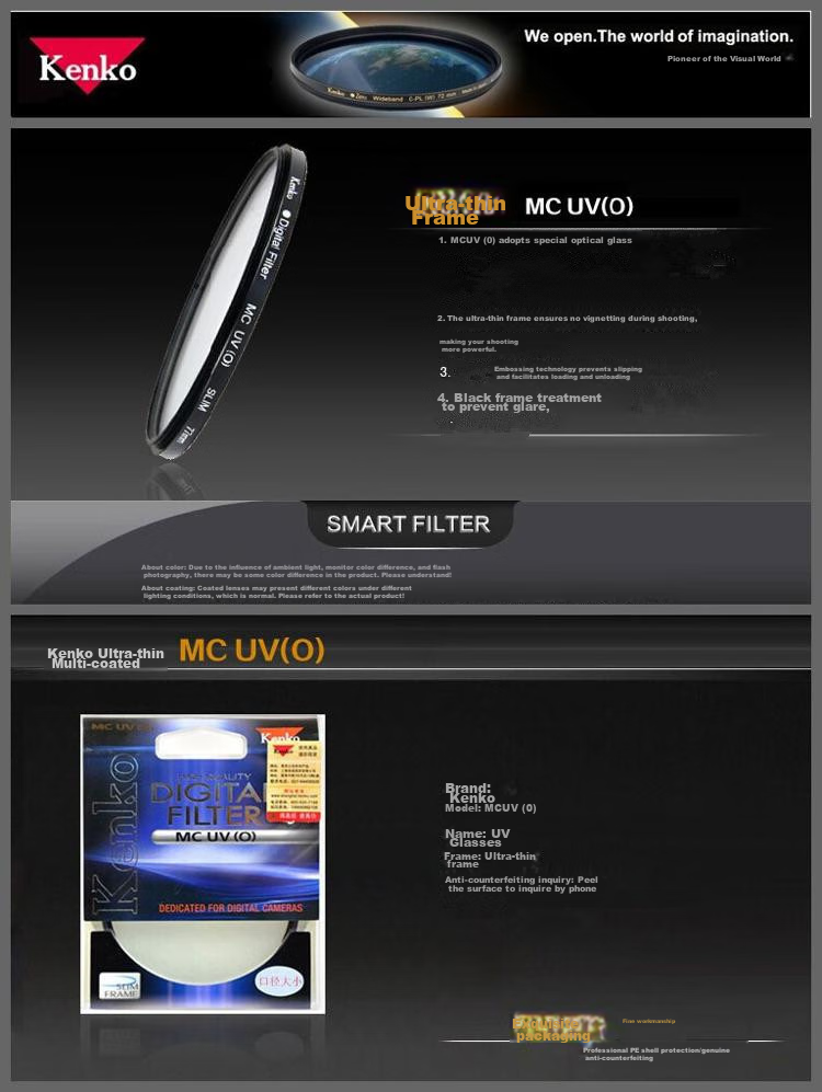 KENKO MC UV(O)49mm Filter, Multi-Layer Coated 1