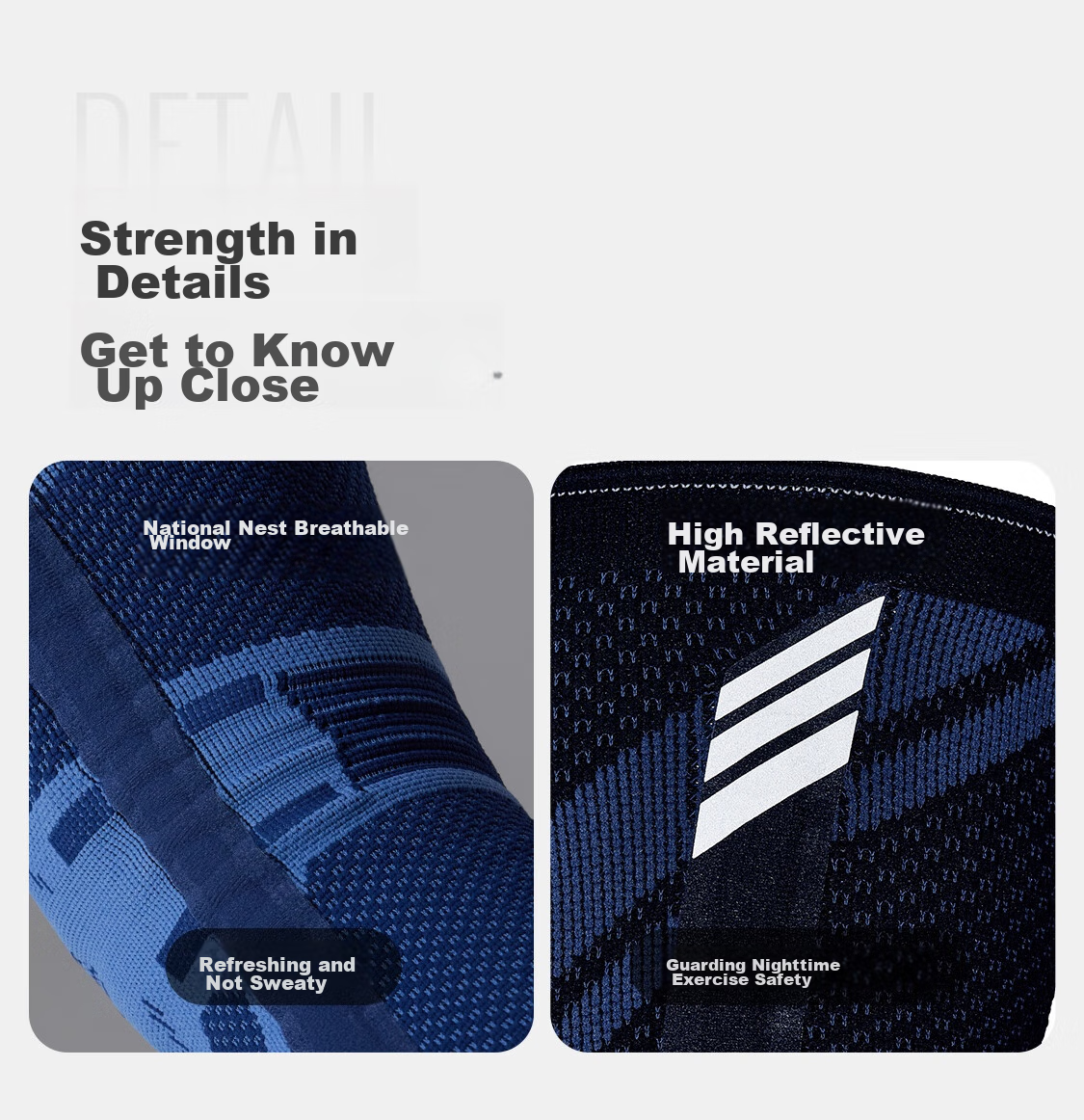 Keep Comfortable Functional Knee Brace Meniscus Protection for Running, Badminton, Basketball Support Synovitis Brace K-Rox 26