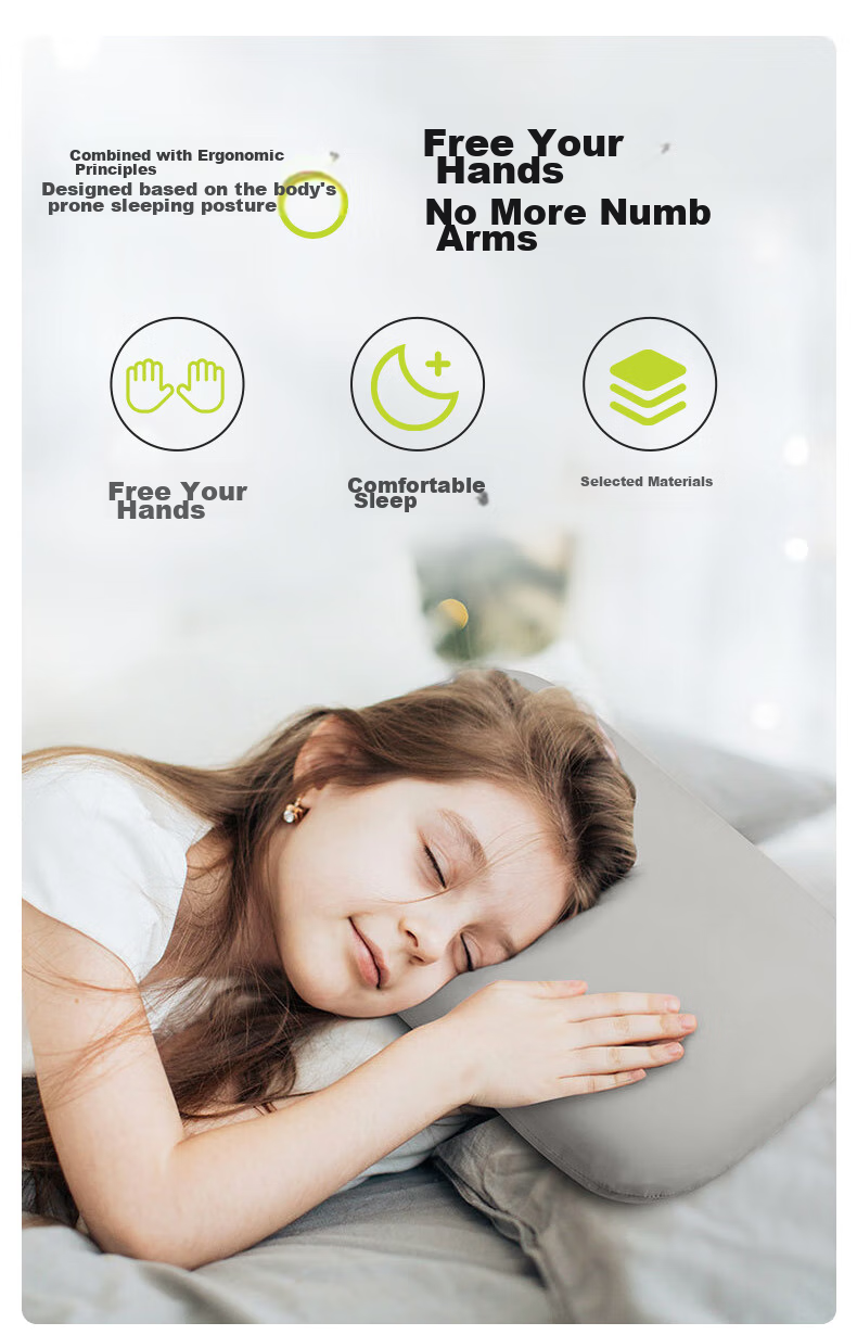 J.Sir Nap Pillow, Small Pillow, Hugging Pillow, Office Nap Aid, Backrest, Portable Travel Car Pillow, Student Prone Sleeping Pillow 2