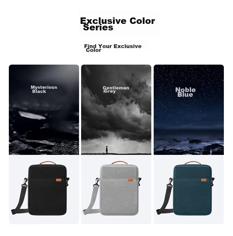 Biyoumei IPad Storage Case, Tablet Pro Inner Case, Air5 Diagonal Crossbody Bag, 13-Inch Laptop Bag 11