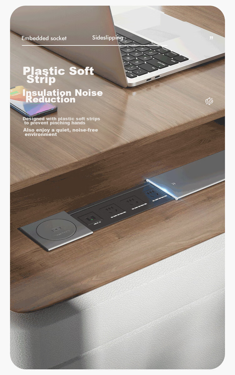 Shuxiang Embedded Socket, Desktop Socket, Embedded Power Strip, Island Table, Desktop Desk, Dining Table Hidden Socket, Sliding Cover Embedded Power Strip 4