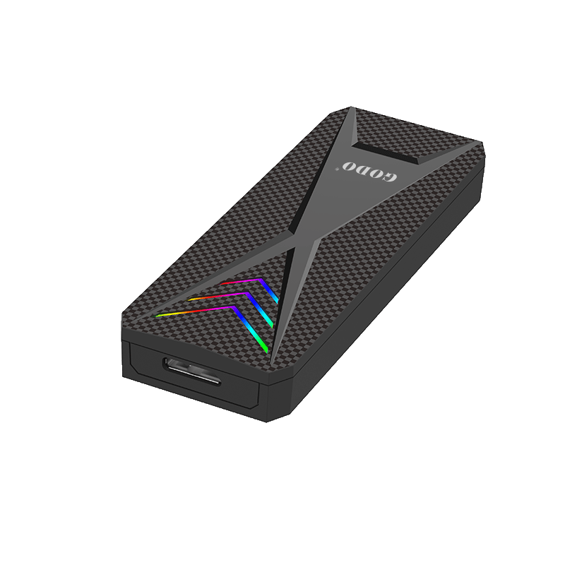 GODO M.2 SSD Enclosure, NGFF to USB External SATA Adapter, Compatible with Laptops, Phones, Desktop Computers, Universal SSD Enclosure for M.2 Drives