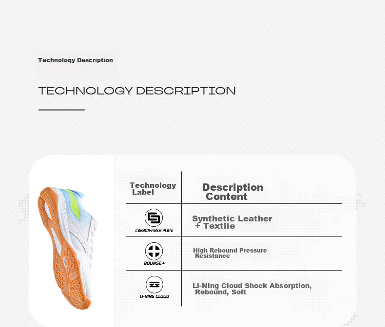 Li-Ning Table Tennis And Badminton Shoes for Men And Women Champion Series Professional Competition Training Sports Volleyball Tennis Shoes 37 6