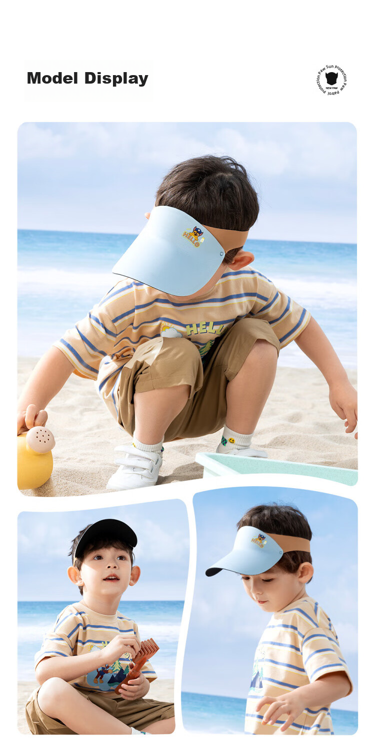 PAW PATROL Children's Baseball Cap, Visor Sun Protection Hat, Boys' Sunhat, Girls' Sports Outdoor Sun Visor, Bright Red 13