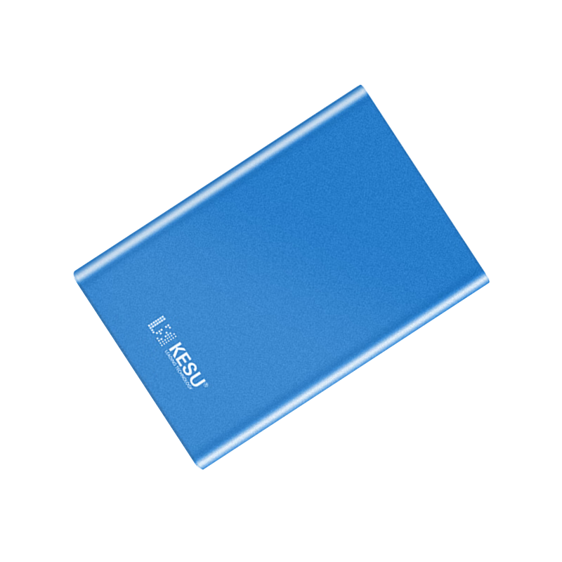 KESU 1TB Portable External Hard Drive USB 3.0 Dual Disk Backup K201 - Sky Blue 2.5 Inch Desktop Computer Expansion
