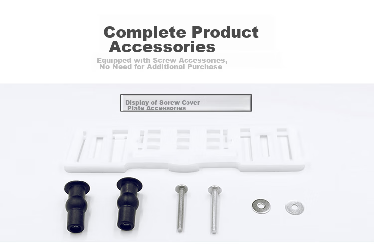Haili Toilet Seat Universal Thick V-Shaped U-Shaped Toilet Cover Ring, Home Toilet Replacement Parts 079 13