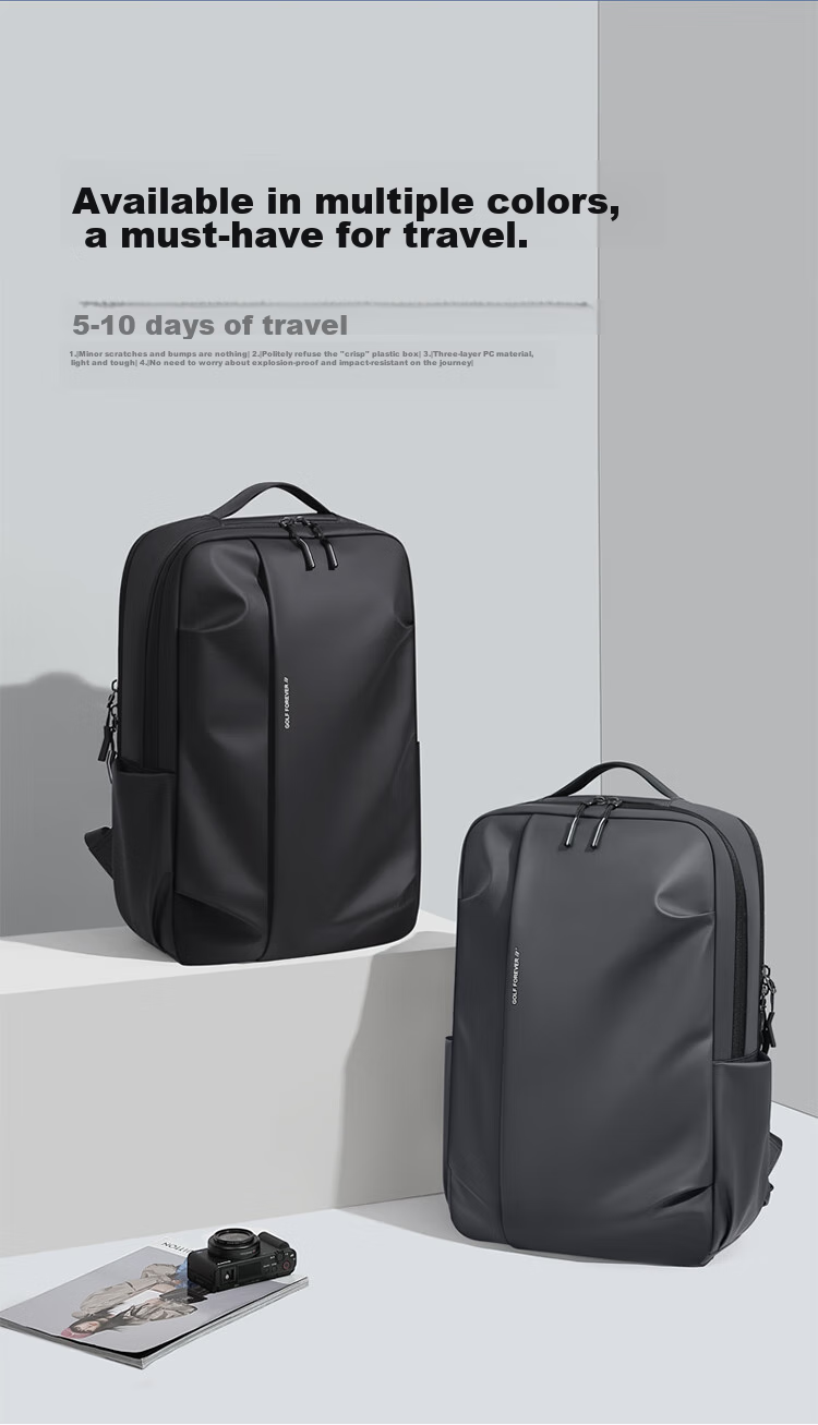 GOLF Backpack for Men, Travel Backpack, 15.6/16 Inch Laptop Bag, Student Schoolbag with Multiple Compartments, Business Commute Bag 3